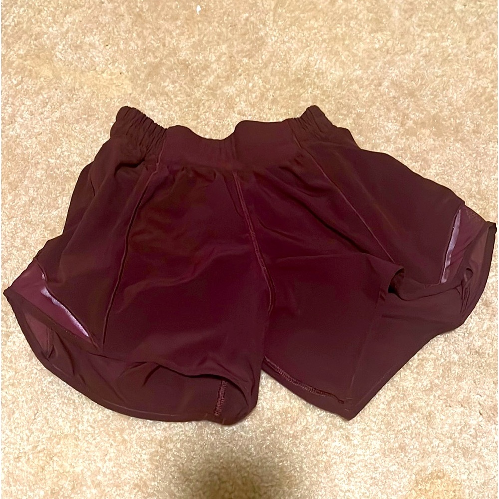 Maroon Lululemon Shorts